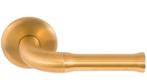 Deurklink NOUR EV100/64 op rozet PVD mat goud, Nieuw, Overige materialen, Klink of Kruk