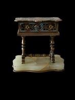 Sieradendoos - Emaille, Brons, Onyx - Juwelenkistje XIXe