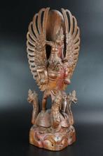 Sculptuur Garuda en Vishnu, 42 cm - Bali - Indonesië