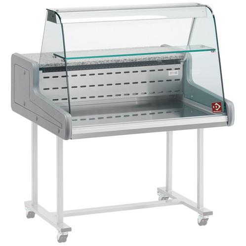 Gekoelde vitrinetoonbank - gebogen frontglas, Zakelijke goederen, Horeca | Keukenapparatuur, Koelen en Vriezen, Verzenden