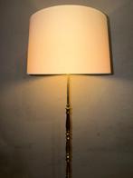 Staande lamp - Messing - Een vintage vloerlamp - hoogte 163