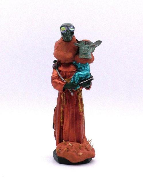 Alfa Mundi - Sculpture, Alien Watchers - 23.5 cm -, Antiek en Kunst, Curiosa en Brocante