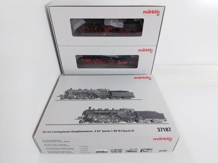 Märklin H0 - 37187 - Treinset (1) - Set met 2 digitale, Hobby en Vrije tijd, Modeltreinen | H0