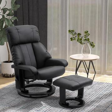 Massagestoelfunctie - RelaxMax - Televisiefunctie - Zwarte, Zwart, Nieuw, Ophalen of Verzenden, Modern