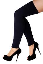 Beenwarmers Extra Lang Zwart Gebreid One size Yoga Sokken Ri, Ophalen of Verzenden, Nieuw