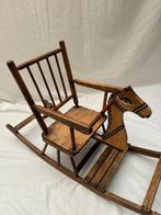 Cheval à bascule - Retro Geverfde Schommelstoel uit de Jaren, Antiek en Kunst