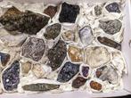 Mineralen bundel! Alpenrookkwarts, wulfeniet, amethist,