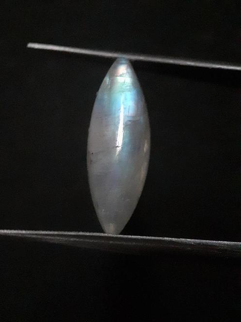 Natural Moonstone - rainbow adularescence - 7.535 ct - marqu, Bijoux, Sacs & Beauté, Pierres précieuses, Envoi