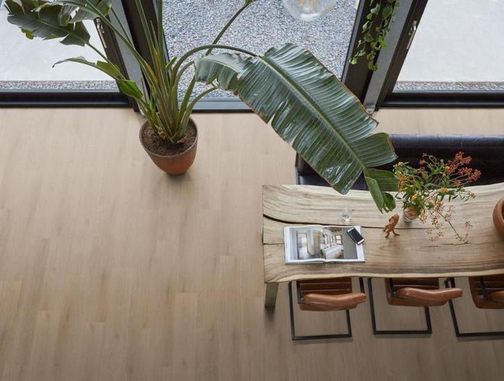 LYON DARK OAK Dryback - micro-bevel 4v / PVC Vloer / Plak, Doe-het-zelf en Bouw, Vloerdelen en Plavuizen, Ophalen of Verzenden