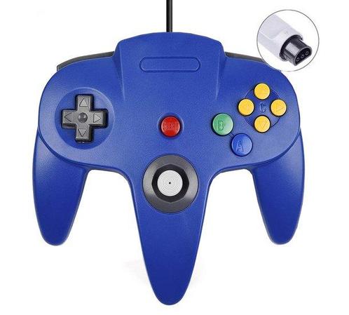 Nieuwe Nintendo 64 Controller Blue, Consoles de jeu & Jeux vidéo, Consoles de jeu | Nintendo 64, Envoi