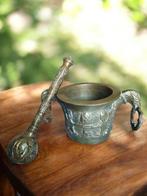 Vijzel en stamper - Brons - 12 x 15 cm - 2,5 kg