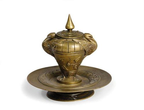 Encrier - Bronze - Fin du XIXe siècle, Antiquités & Art, Antiquités | Autres Antiquités