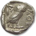 Attica, Athene. AR Tetradrachm,  454-404 B.C.