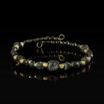 Oud-Romeins Bracelet, Earrings, met Romeins glas en