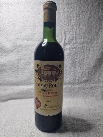 1962 Chateau Rouget - Pomerol - 1 Fles (0,75 liter), Nieuw