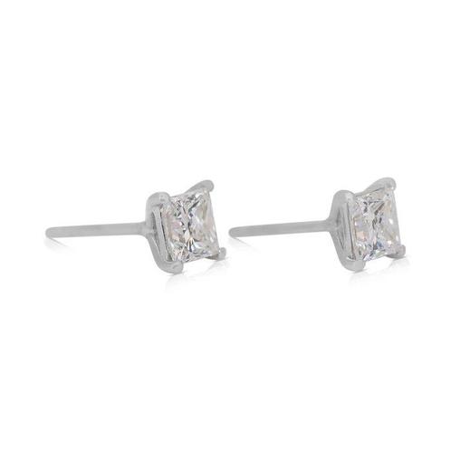 Oorbellen - 18 karaat Witgoud - 2.02ct. tw. Diamant, Handtassen en Accessoires, Oorbellen