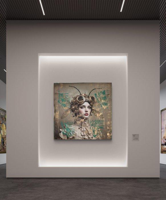 Nicole Lubbers - Metamorphic Muse XL, Antiek en Kunst, Kunst | Schilderijen | Modern