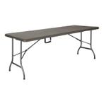 Inklapbare Buffettafel | Kunststof/Staal | Bruin Blad |, Verzenden, Nieuw in verpakking