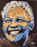 Jean-Pierre Blanchard (1938-) - Nelson Mandela, Antiek en Kunst, Kunst | Schilderijen | Modern