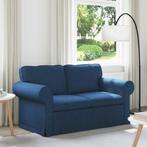 vidaXL bank / zetel Blauw 155 x 82 x 80 cm Stof, Verzenden, Nieuw