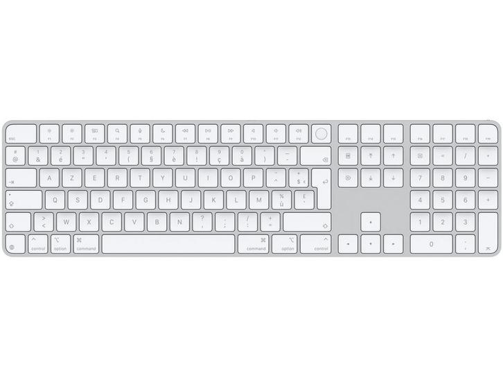 Apple Magic Keyboard - Draadloos - Touch ID AZERTY - Wit, Computers en Software, Toetsenborden, Nieuw, Verzenden