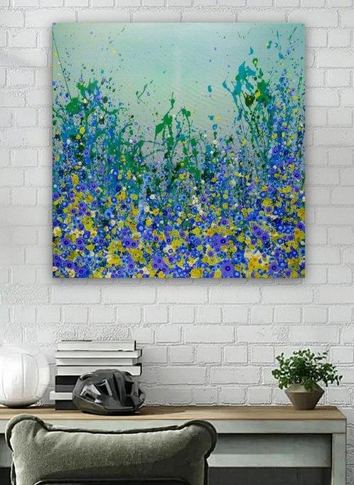 Valentina Pufe - Quiet Meadow 2, Antiek en Kunst, Kunst | Schilderijen | Modern