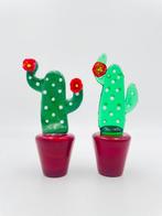 Guidotti - Sculpture, Coppia di Cactus - 8 cm - verre de, Antiek en Kunst, Antiek | Glaswerk en Kristal
