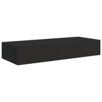 Wandrek met Lade - Zwart - 60cm | Retour Deal, Huis en Inrichting, Verzenden, Nieuw