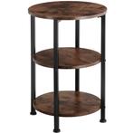 tectake Bijzettafel Colchester 40x61cm - Industrieel hout do, Huis en Inrichting, Tafels | Bijzettafels, Verzenden, Nieuw