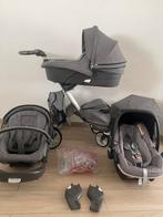 Stokke Xplory Melange Grey Kinderwagen 3-in-1 Compleet Set, Kinderen en Baby's, Kinderwagens en Combinaties, Ophalen of Verzenden