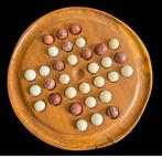 Jeu de société - Jeu du solitaire plateau en bois et billes