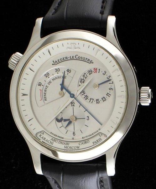 Jaeger-LeCoultre - Master Geographic - Dual Time - Power, Handtassen en Accessoires, Horloges | Heren