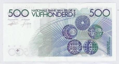 Ohne Jahr Belgique Pick 143 500 Francs ( 1980 1981 ) Sup, Postzegels en Munten, Bankbiljetten | Europa | Niet-Eurobiljetten, België