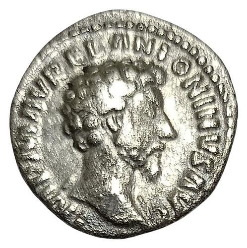 Empire romain. Marcus Aurelius (AD 161-180). Denarius Rome, Postzegels en Munten, Munten | Europa | Niet-Euromunten