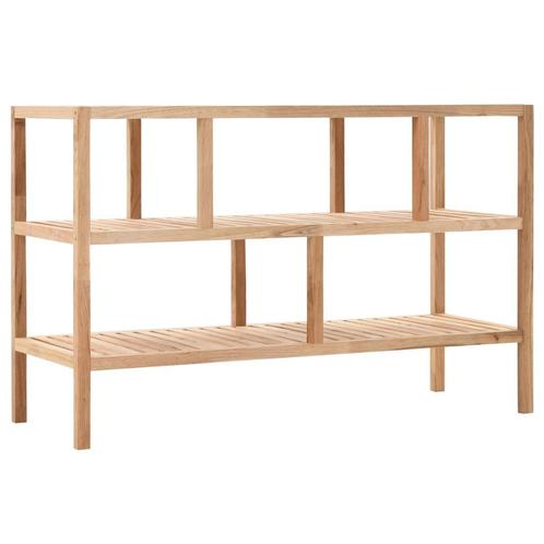 vidaXL Badkamerrek 100x40x65 cm massief walnotenhout, Huis en Inrichting, Kasten | Boekenkasten, Nieuw, Verzenden