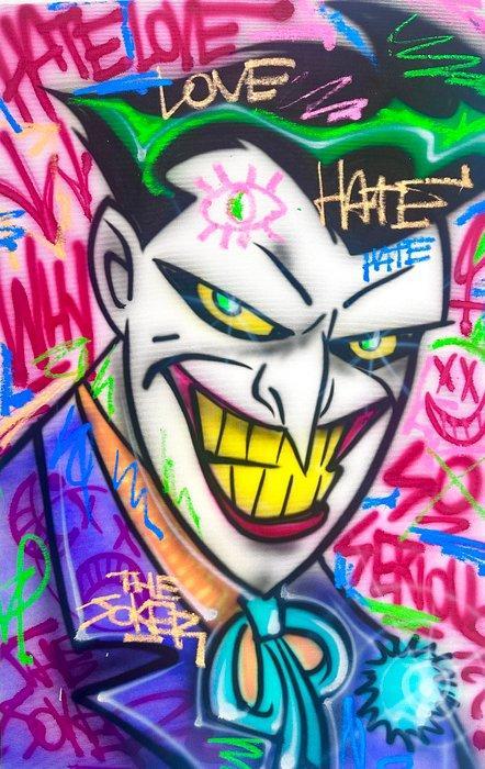Outside313 - The Joker - Mad love hate, Antiek en Kunst, Kunst | Schilderijen | Modern