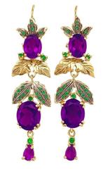 Zonder Minimumprijs - Oorbellen - 9 kt. Geel goud, Zilver, Nieuw