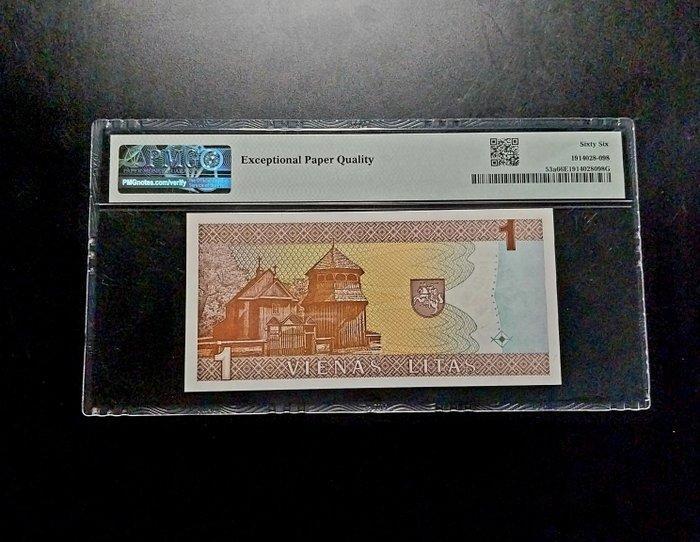 Litouwen. - 1 Litas 1994 - Pick 53a (Zonder minimumprijs), Postzegels en Munten, Bankbiljetten | Europa | Niet-Eurobiljetten