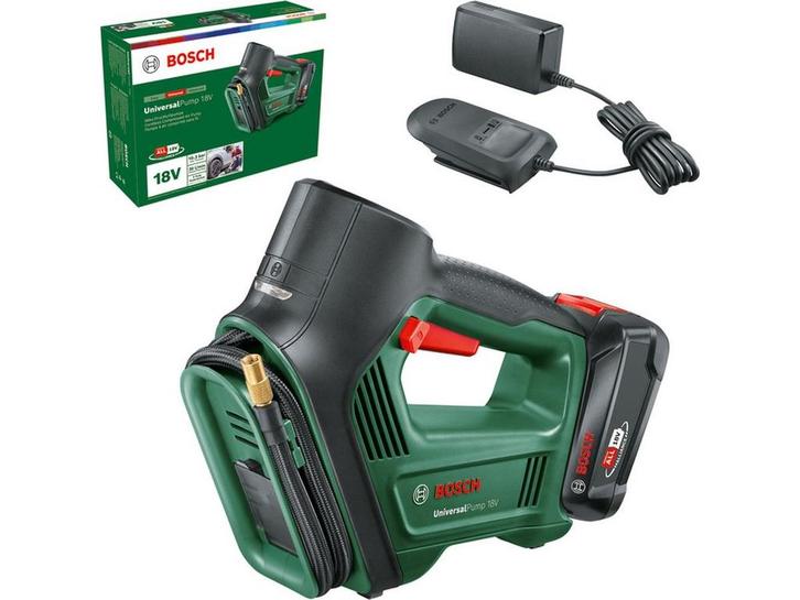 Bosch UniversalPump 18V - Draagbare Compressor - 10,3 bar -, Huis en Inrichting, Woonaccessoires | Overige, Zo goed als nieuw