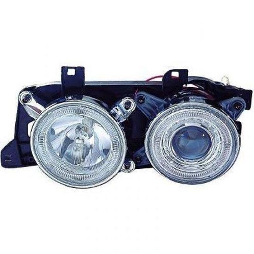 Angel Eyes Koplampen BMW E30 Type 2 Chroom Design B3101, Auto-onderdelen, Verlichting, Nieuw, BMW