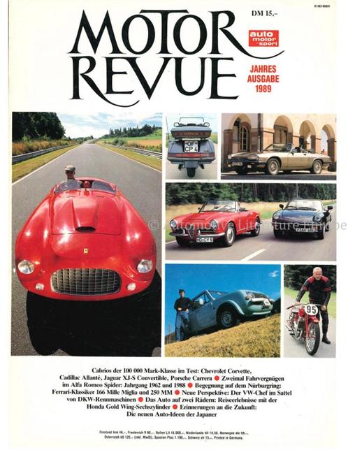 1989 MOTOR REVUE JAARBOEK DUITS, Boeken, Auto's | Folders en Tijdschriften, Ophalen of Verzenden