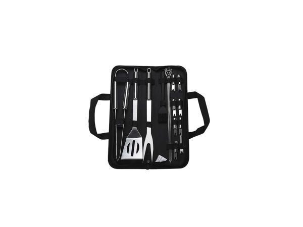 Veiling - Barbecue gereedschap set - 16 delig, Tuin en Terras, Barbecue-accessoires