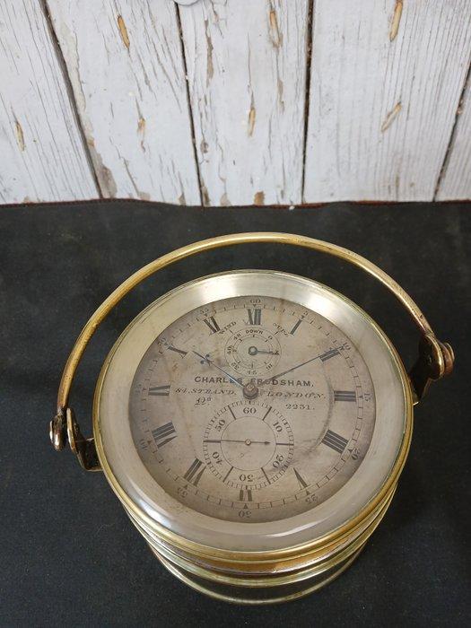 Tweedaagse scheepschronometer - Charles Frodsham - Messing -, Antiek en Kunst, Antiek | Klokken