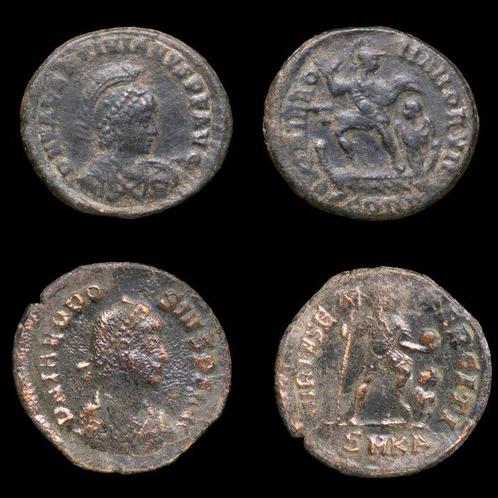 Romeinse Rijk. Valeriano & Teodosio. Antoninianus Lote de 2, Postzegels en Munten, Munten | Europa | Niet-Euromunten