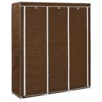 vidaXL Armoire avec compartiments et barres Marron, Maison & Meubles, Verzenden, Neuf