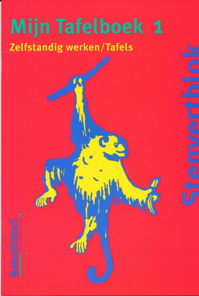 Stenvert Mijn tafelboek 1 groep 4/5 (per stuk) rood, Boeken, Schoolboeken, Verzenden