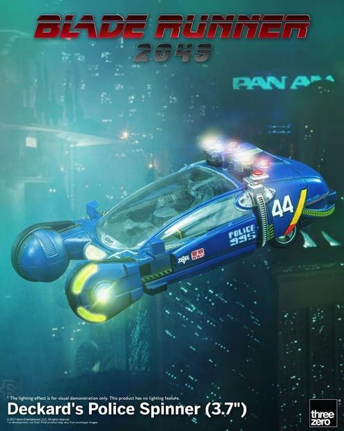 Blade Runner 2049 Vehicle Deckards Police Spinner 10 cm, Verzamelen, Film en Tv, Ophalen of Verzenden
