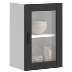 vidaXL Armoire murale de cuisine avec porte en verre, Verzenden, Neuf