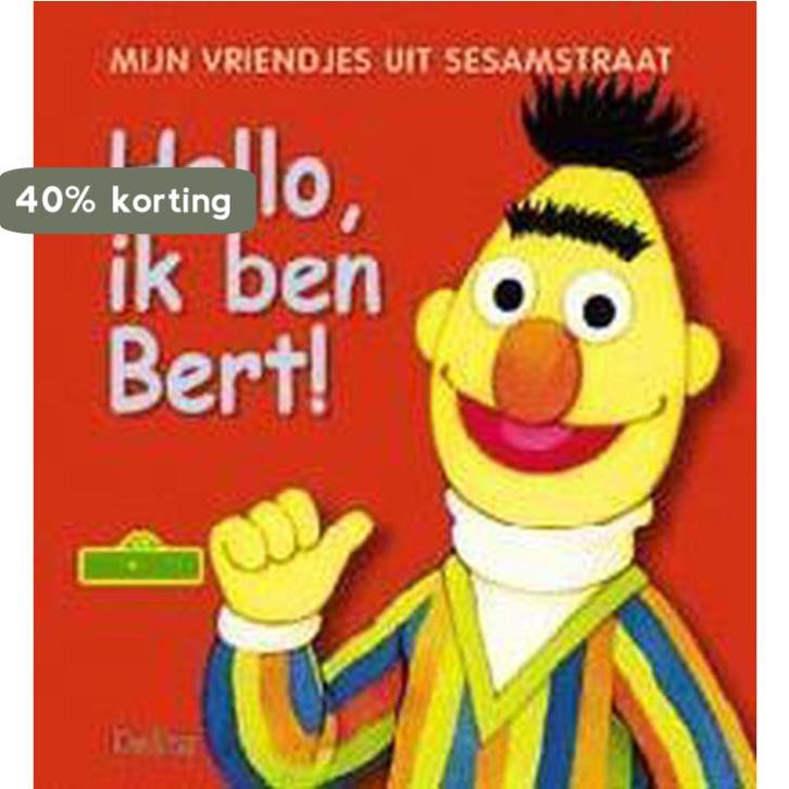 Mijn vriendjes uit Sesamstraat 1. Hallo, ik ben Bert! en, Boeken, Kinderboeken | Baby's en Peuters, Gelezen, Verzenden