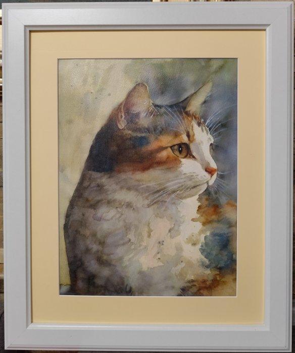 Davor Ivkovi (1965) - Cat, Antiek en Kunst, Kunst | Schilderijen | Klassiek